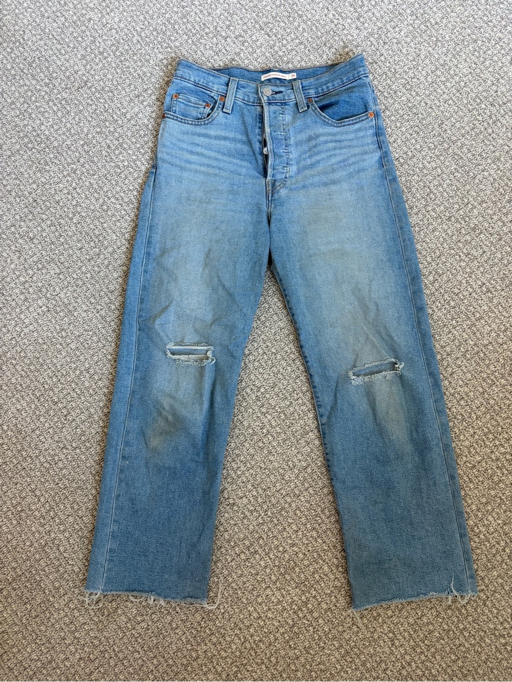 Levi’s Ribcage Straight Ankle Light Wash
